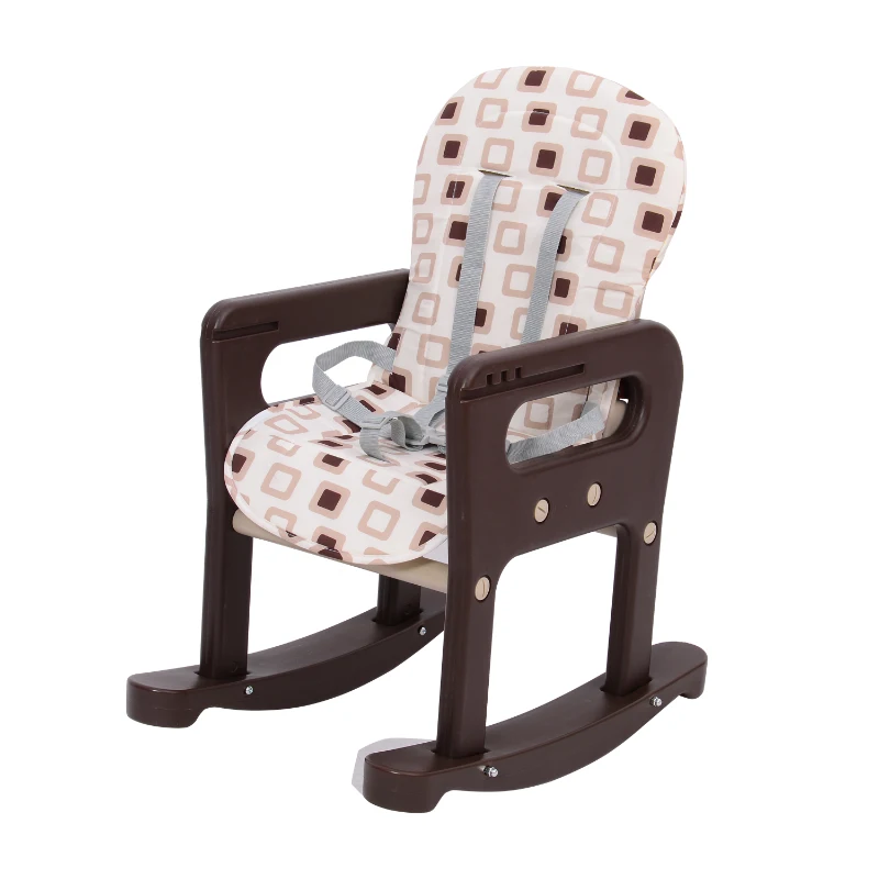 HOMCOM® 3 in 1 Kinderhochstuhl - Kombihochstuhl - Braun