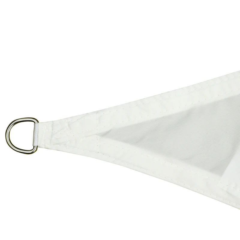 Outsunny® Sonnensegel Dreiecke Cream 3x3x3 m Polyester - wasserabweisend