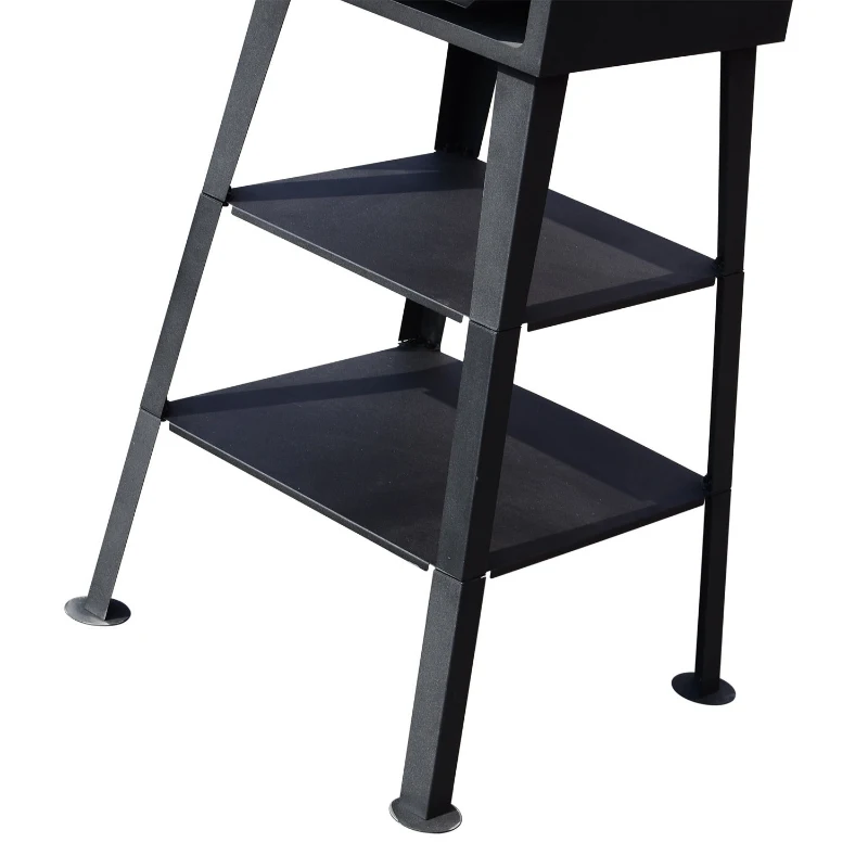 Outsunny® Grill mit Pizzaofen - Pizzagrill mit Thermometer