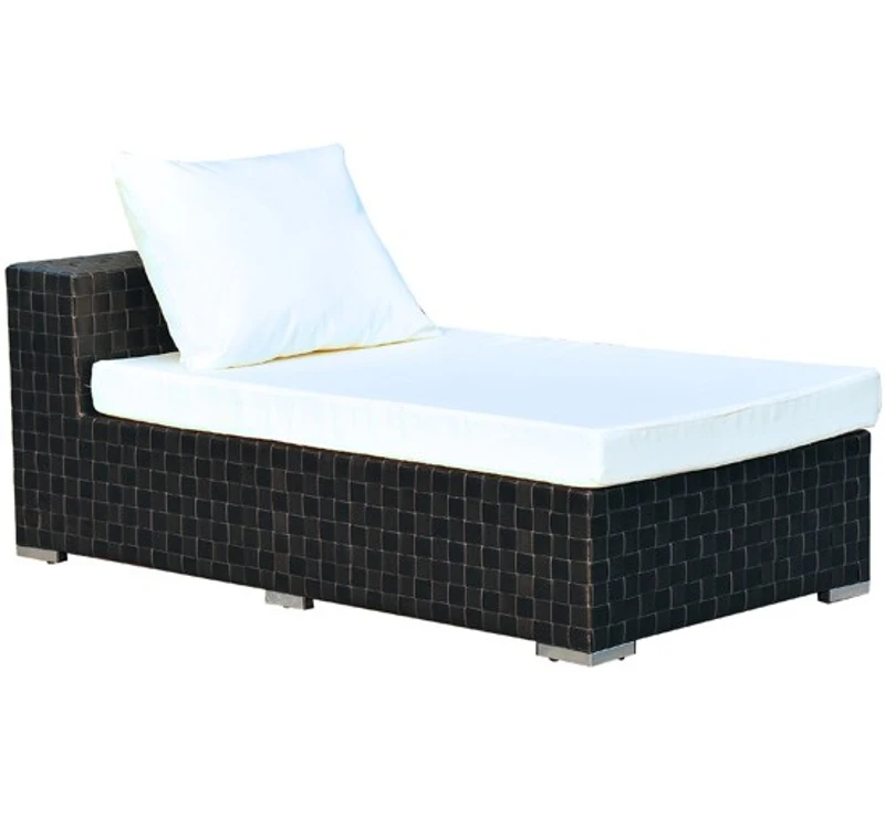 Outsunny 20-tlg. Alu Polyrattan Gartenmöbelset Lounge Liege mit 3 Beistelltische Neu