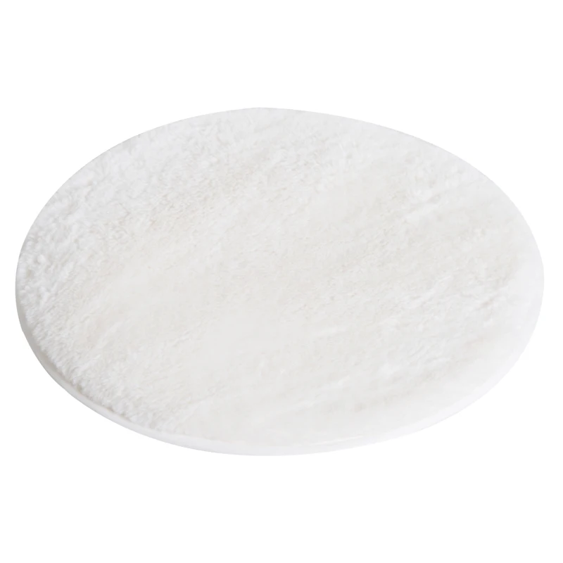 PawHut® Kratzbaum mit Polster Plüsch Creme Ф38 x H42,5cm