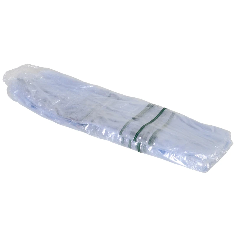 Outsunny® Foliengewächshaus 3,5x2x2m transparent mit Stahlrohrrahmen