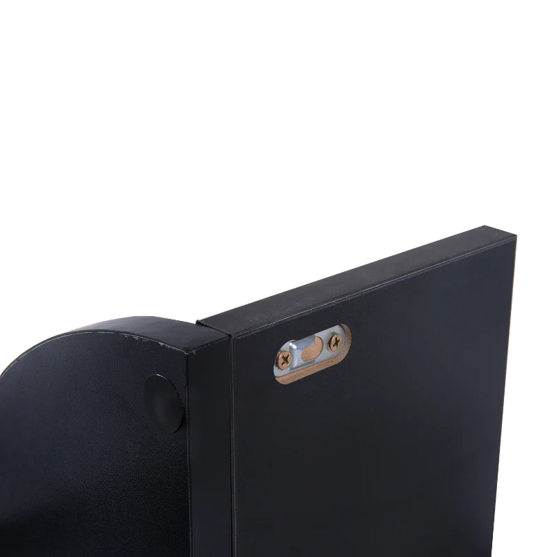 HOMCOM® Wandregal Eckregal Zickzackregal schwarz