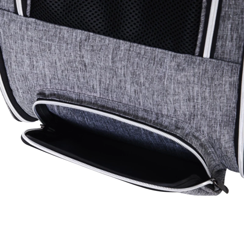 PawHut® Transporttasche Reisetasche Haustierrucksack 3 Eingang mit Festgurte Oxfordstoff 32 x 26 x 42 cm