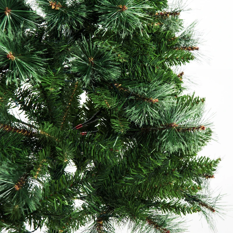 HOMCOM® Künstlicher Weihnachtsbaum | Tannenbaum | Inkl. Metallständer | Ø80 x 120 cm | Grün