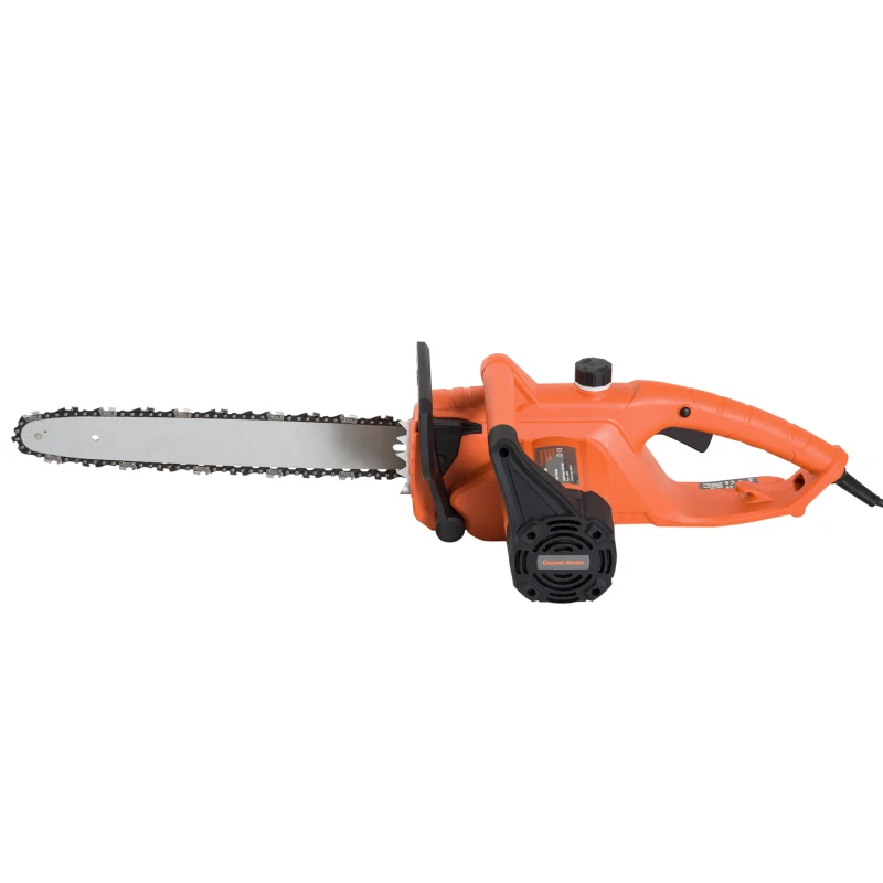 DURHAND® Elektro Kettensäge | Motorsäge | Doppelbremsen | 84 x 27 x 20cm | Orange