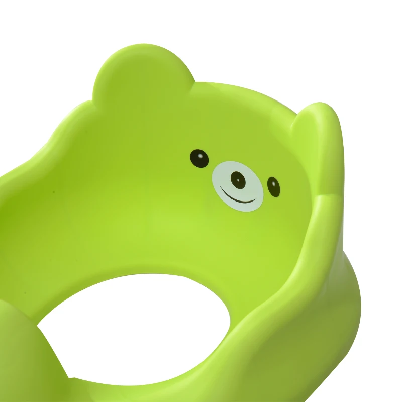 HOMCOM Kinder Toilettensitz Toilettenaufsatz Kindertoilette WC-Sitz grün