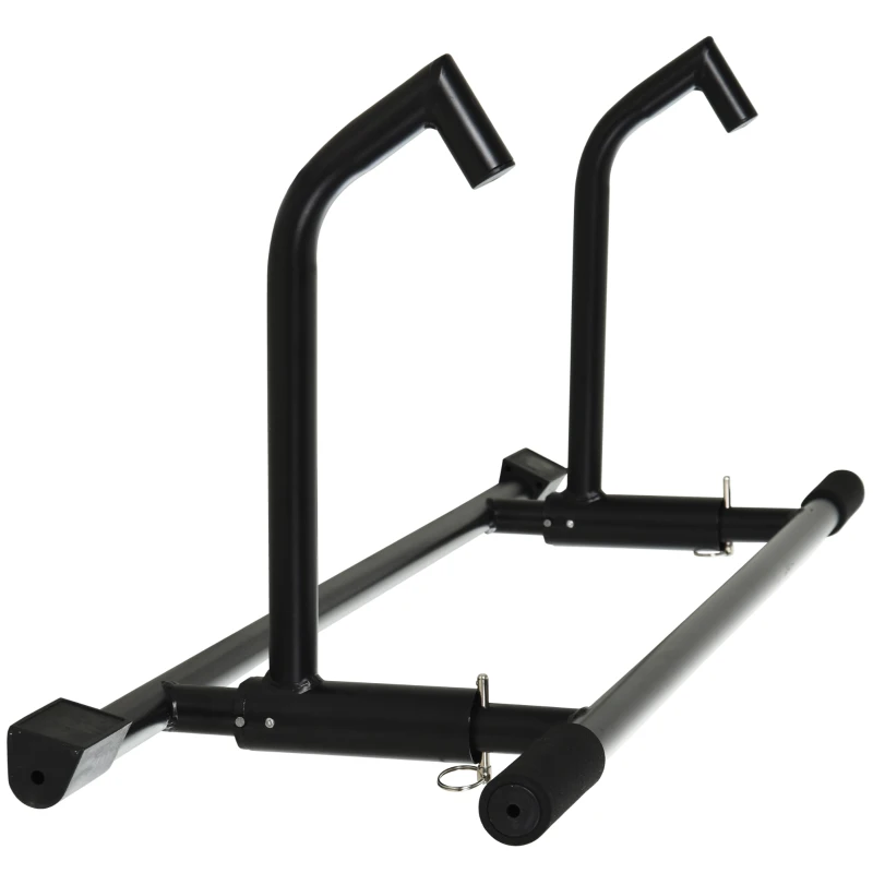HOMCOM® Klimmzugstange pull up bar Reckstange für Türrahmen Stahl Schwarz
