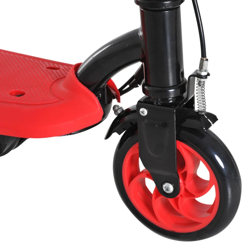 HOMCOM® E-Scooter Tretroller Kinderroller Kinder Roller Metall Rot