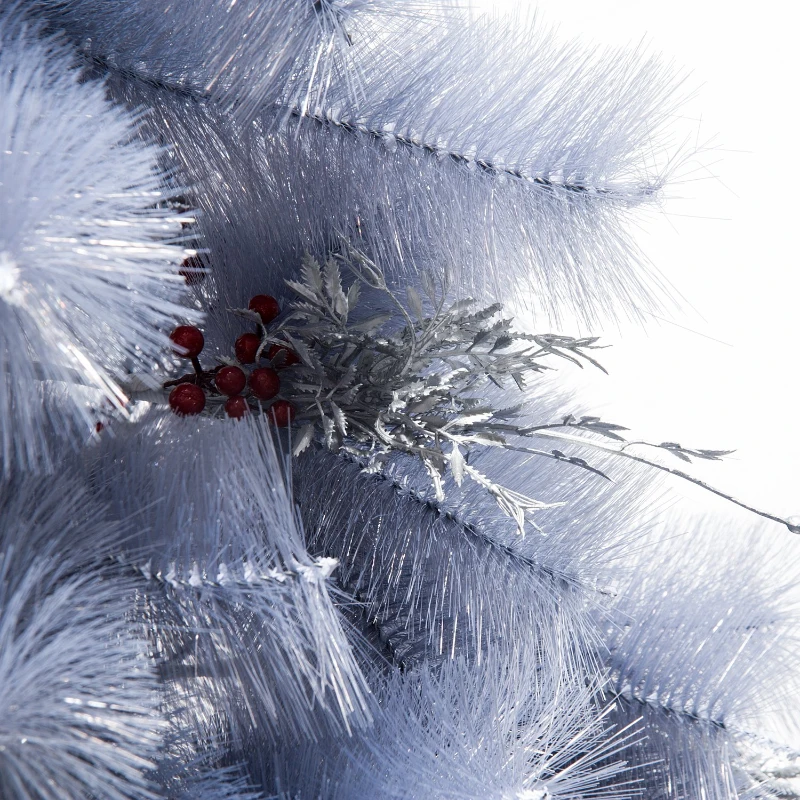 HOMCOM® Künstlicher Weihnachtsbaum | Tannenbaum |  ∅75 x 150 cm | Grau