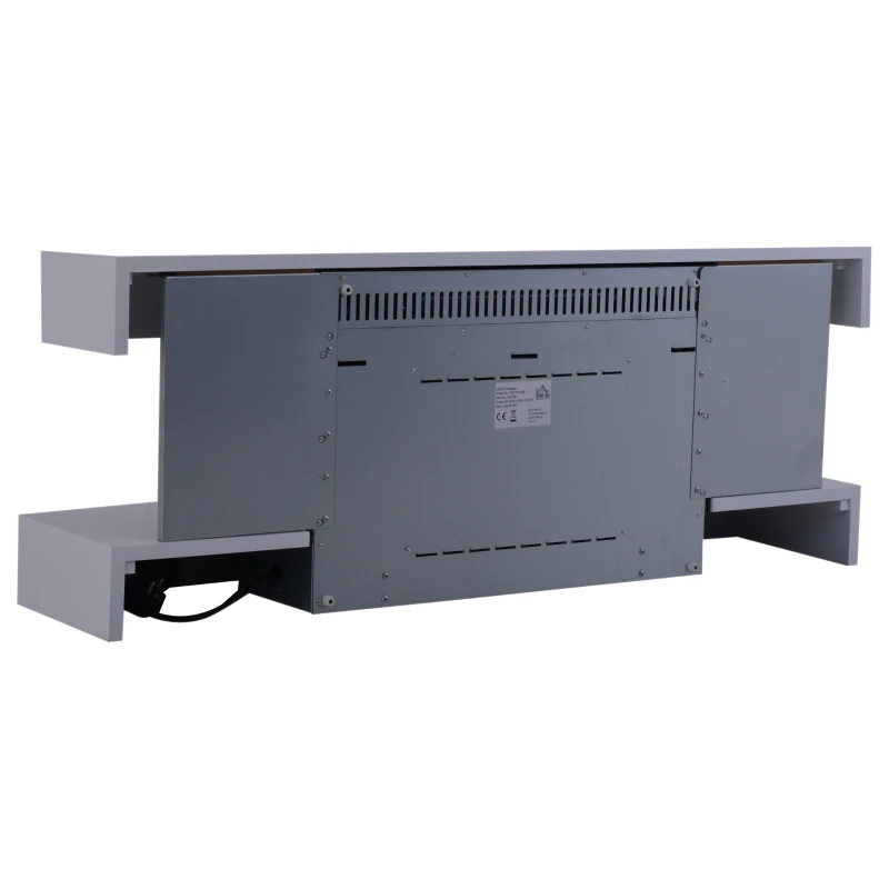 HOMCOM® Elektrokamin Kaminofen Wandkamin Fernbedienung LED Weiß