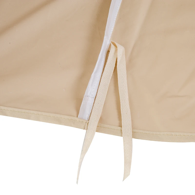 Outsunny® Abdeckung Gartenmöbel Schutzhülle 3er Sofa Beige