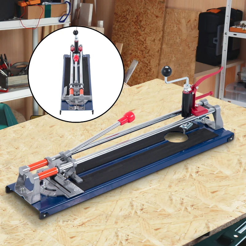 HOMCOM® Fliesenschneider 3 in 1 mit Lochbohrvorrichtung Schnittlänge 600mm