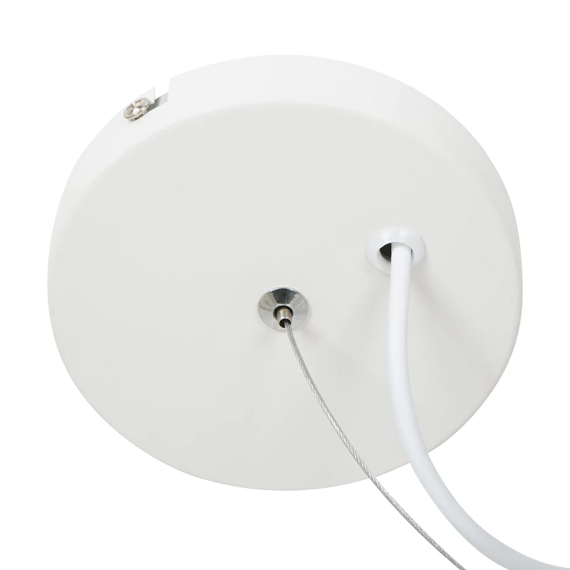 HOMCOM® Vintage Deckenlampe | Hängelampe | 40 W | Metall | ∅30 x H35 cm | Weiß