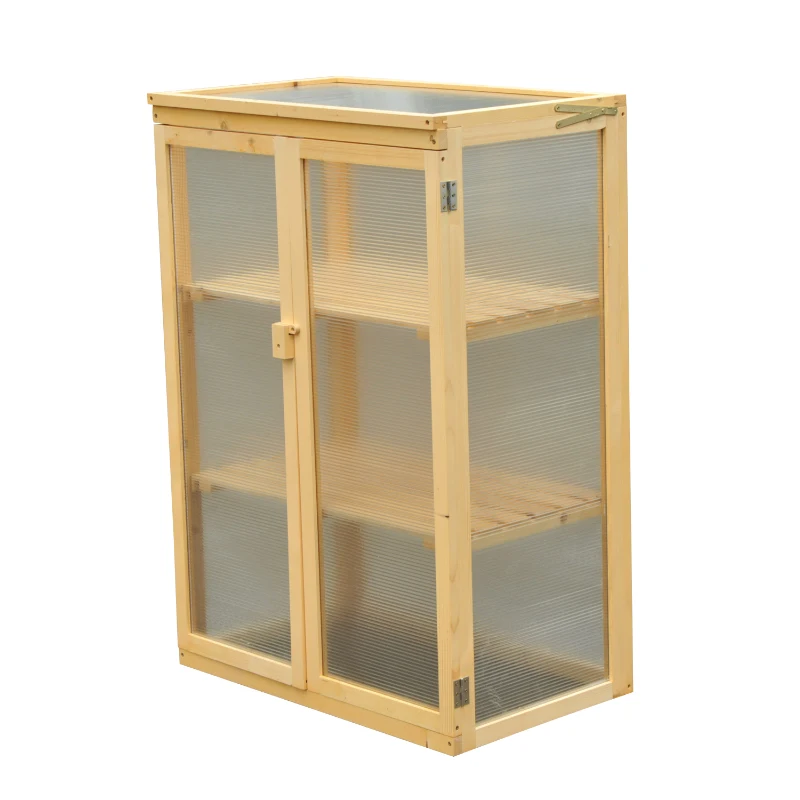Outsunny® Pflanzschrank Frühbeetkasten Holz L