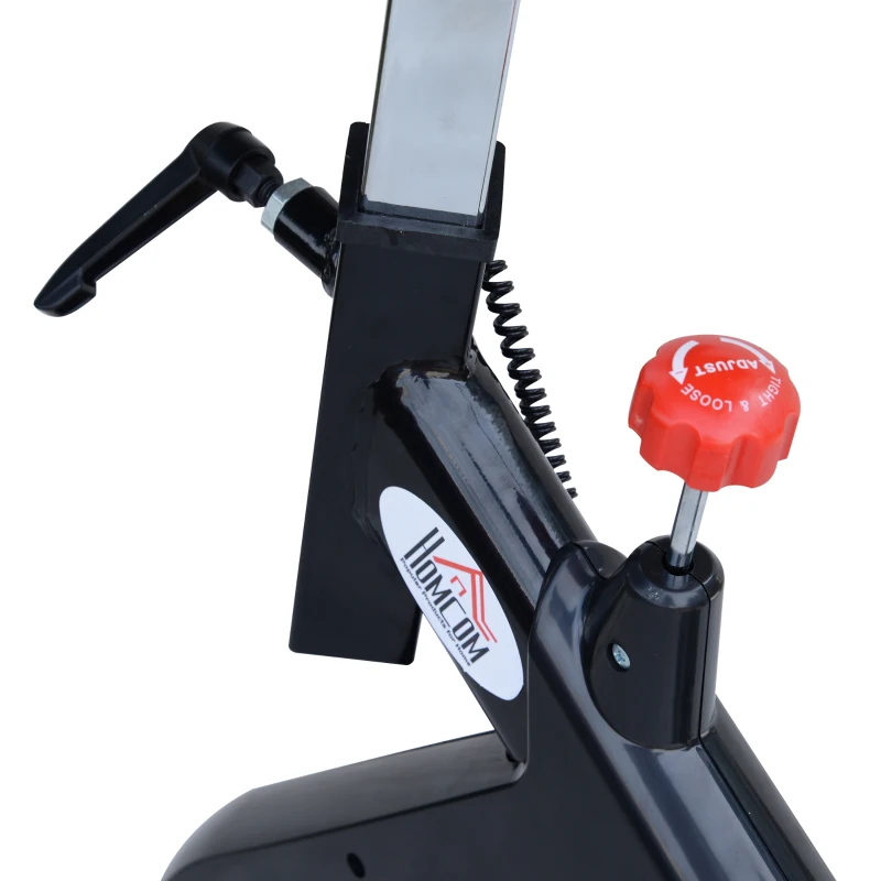 HOMCOM® Fahrradtrainer Heimtrainer Fitnessfahrrad Schwarz