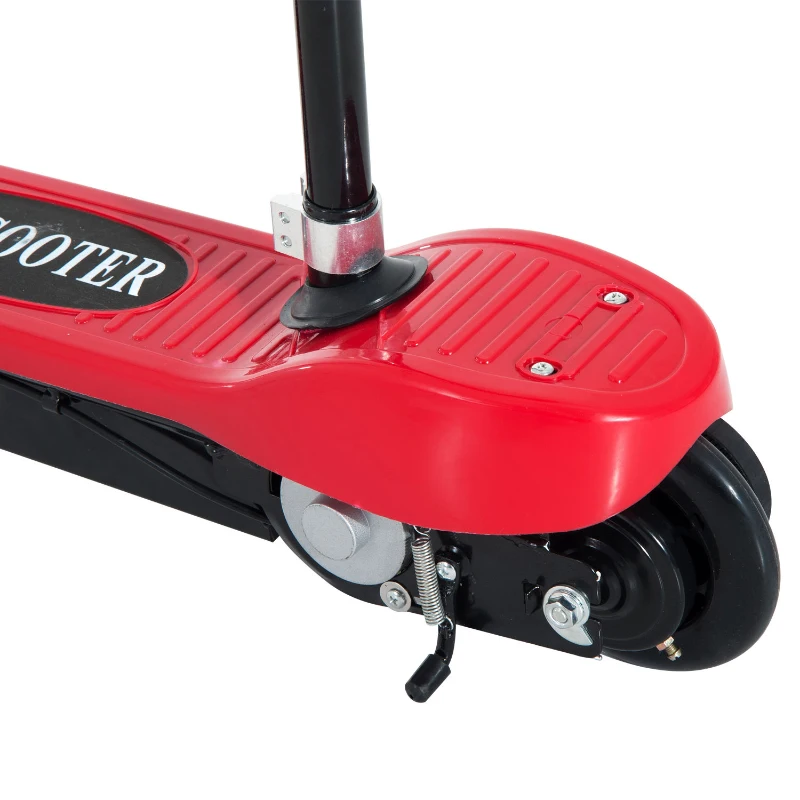 HOMCOM® Elektroroller Kinderroller Roller mit Sitz Tretroller klappbar 120W rot