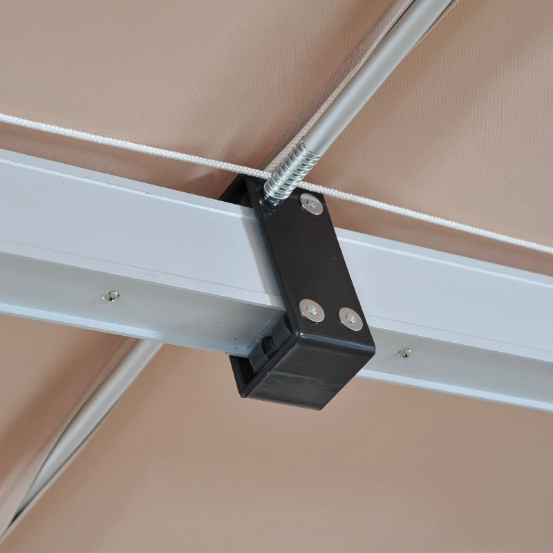 Outsunny® Standmarkise 3,75m x 2.5m Gartenmarkise Alu