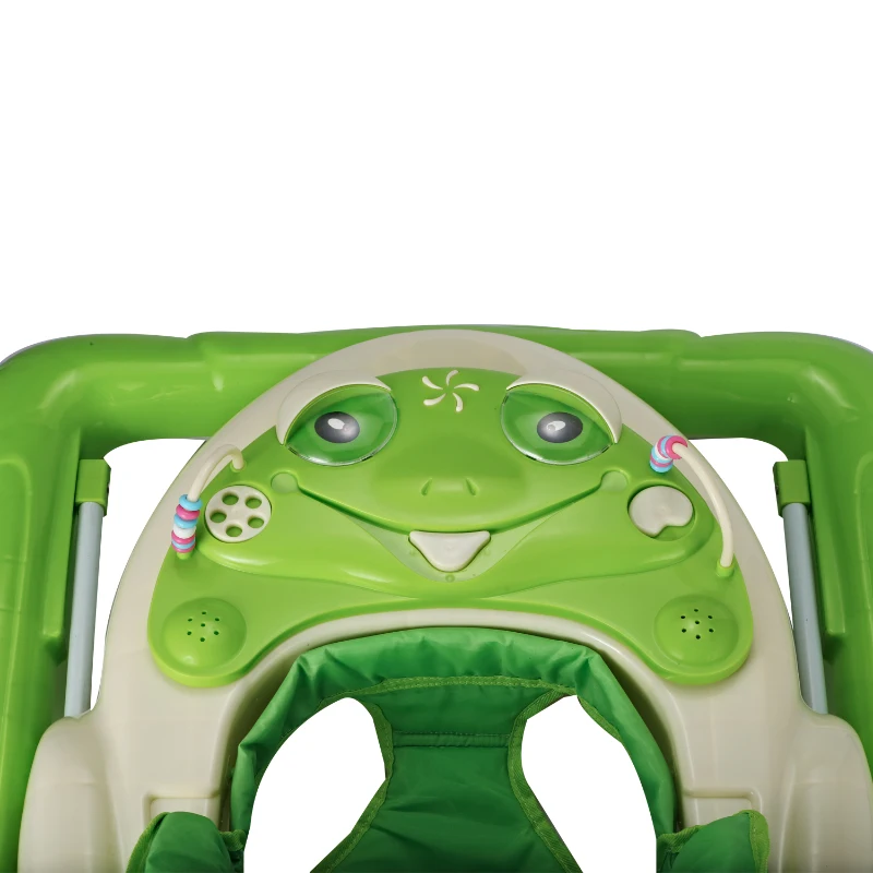 HOMCOM® Laufhilfe für Baby Gehfrei Babywalker Klappbar Höhenverstellbar grün