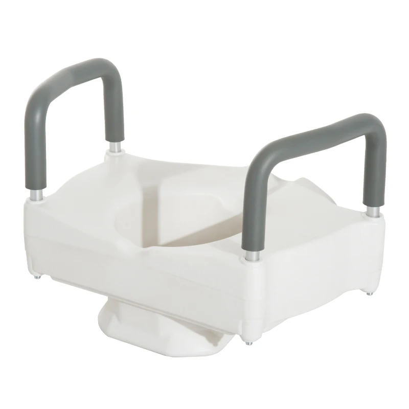 HOMCOM Toilettensitzerhöhung Sitzerhöhung mit Armlehnen