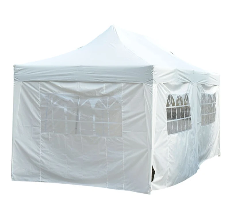 Outsunny® 3x6 m Faltpavillon weiß Faltzelt Gartenzelt inkl. 6 Seitenteile