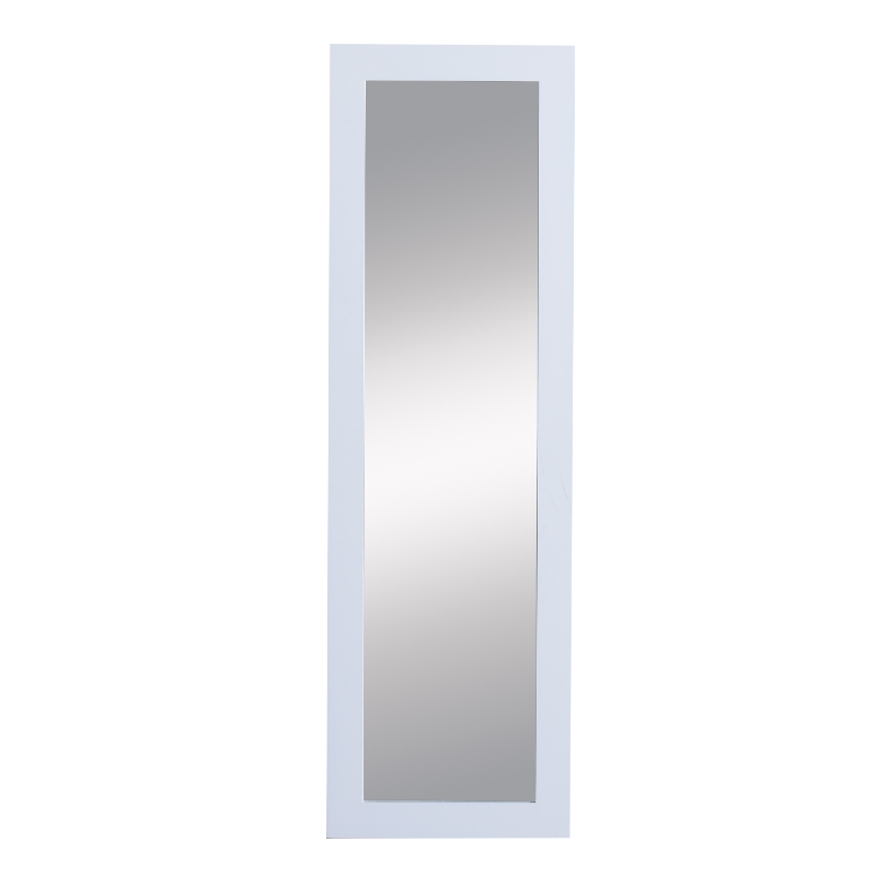 HOMCOM® Schmuckschrank Spiegelschrank weiß