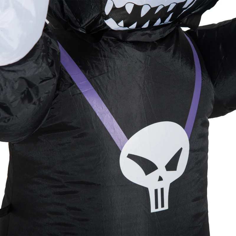 HOMCOM® Halloween Aufblasbares Spukgespenst Luftfigur Deko 120 cm