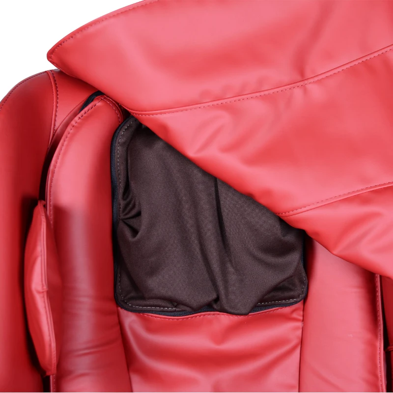 HOMCOM Massagesessel Relaxsessel Luxus Fernsehsessel Kunstleder Rot