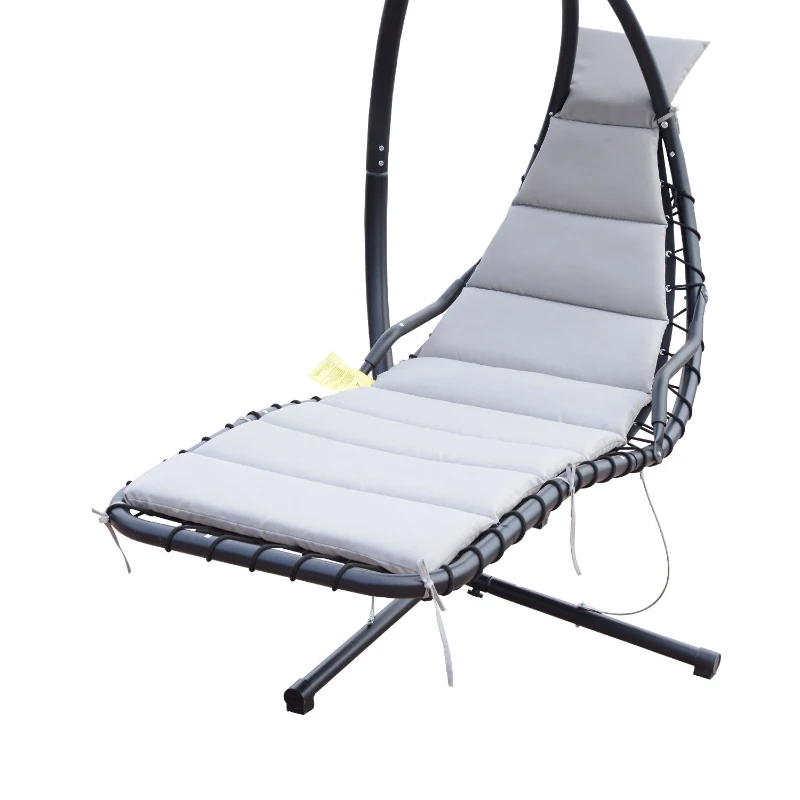 Outsunny® Hängeliege Schwingliege Hollywoodschaukel Metall