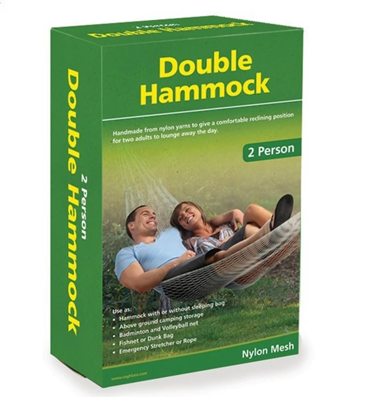 Hängematte Hängenetz Hängeliege Netzhängematte Hängesitz aus Polyester 200x50cm