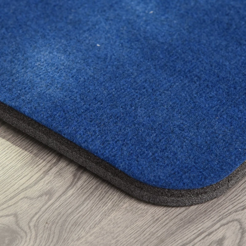 HOMCOM® Yogamatte Rutschfeste Sportmatte Gymnastikmatte mit Tragegurt Blau