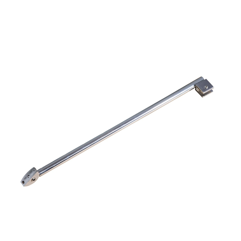 Homcom 2 tlg. Duschwand Duschabtrennung Badewanne Faltwand Echtglas 1200 x 1400 x 6mm