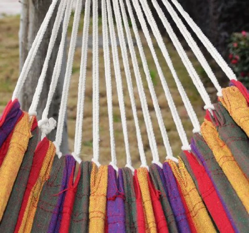 Outsunny® Hängematte Mehrpersonen Bunt 210x150cm