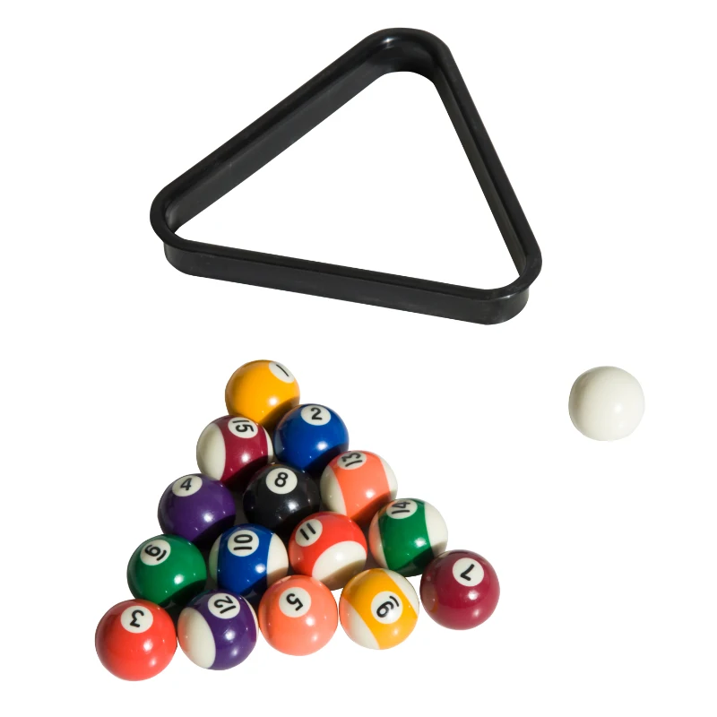 HOMCOM® Billardtisch Mini Billard Tisch Pool mit Kugeln Zubehör 123,5x66,5cm