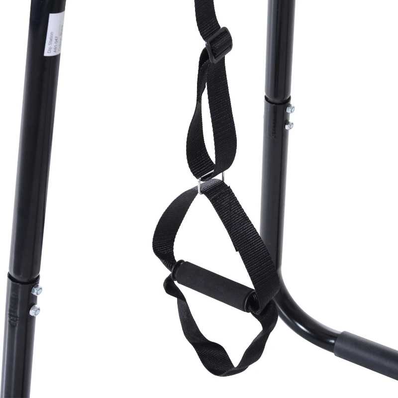 HOMCOM® Dip Ständer Dipstation mit Schlaufen Bauchtrainer