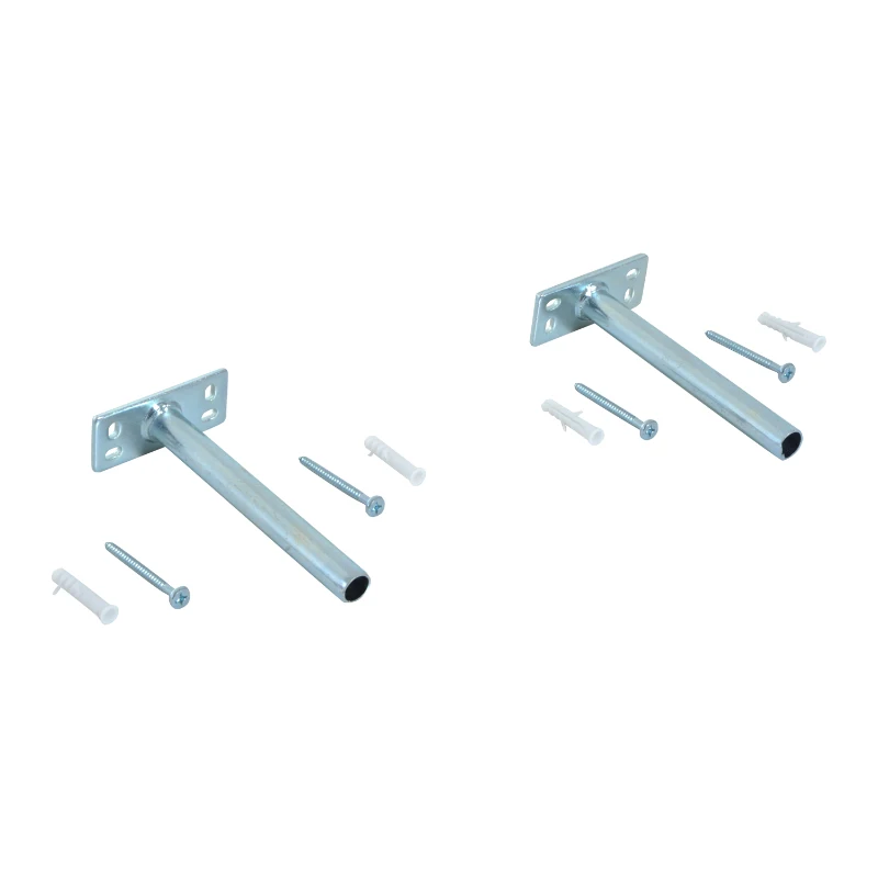 HOMCOM Wandregal 90x25x6cm mit Schublade Ablage Weiß