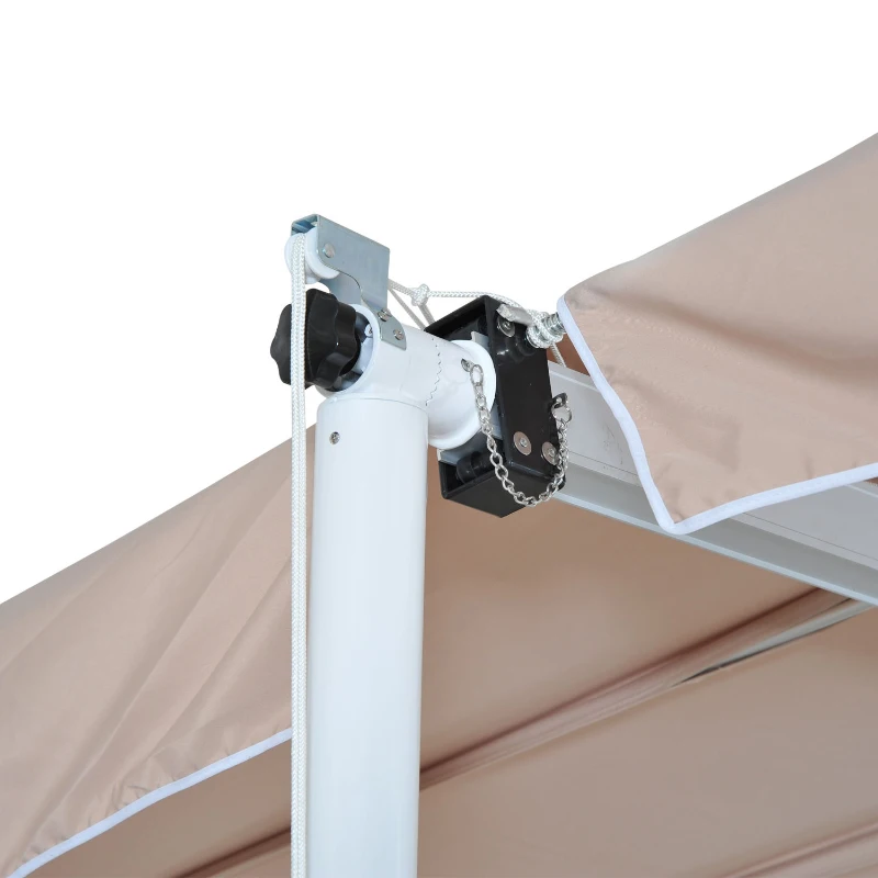 Outsunny® Standmarkise 3,75m x 2.5m Gartenmarkise Alu