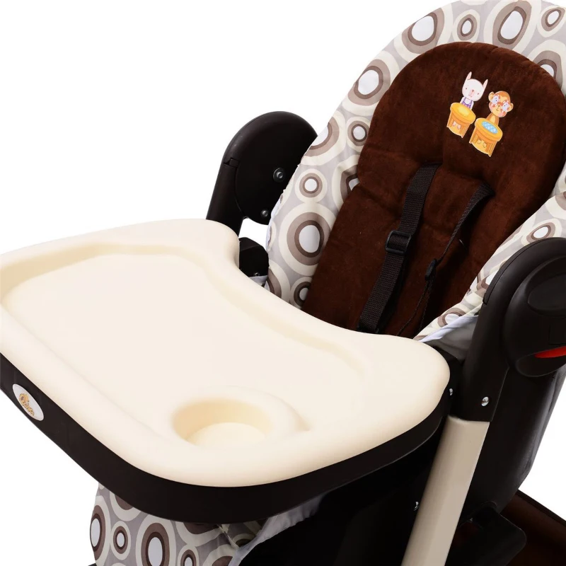 Kinderhochstuhl Treppenhochstuhl Babyhochstuhl Kinderstuhl verstellbar mit Korb