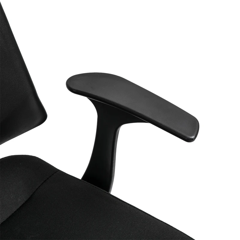 Vinsetto® Drehstuhl Bürostuhl Schreibtischstuhl rollbar höhenverstellbar ergonomisch gepolstert Schwarz 62 x 55 x (92–101) cm