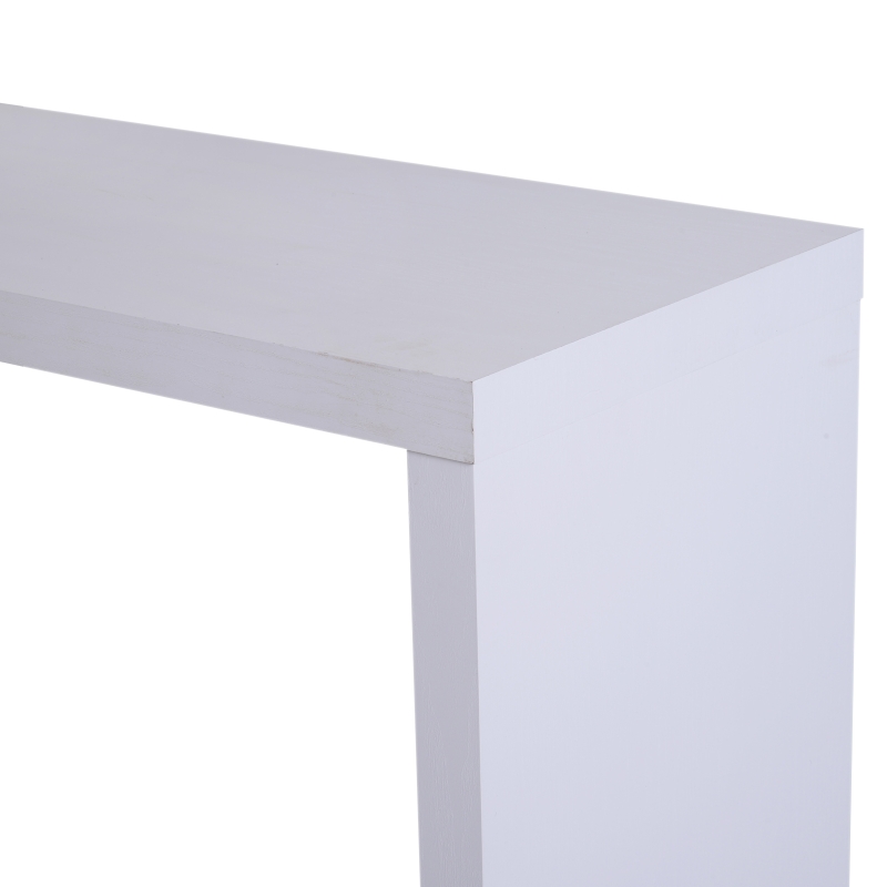 HOMCOM® Raumteiler / Bartheke Holzoptik weiß