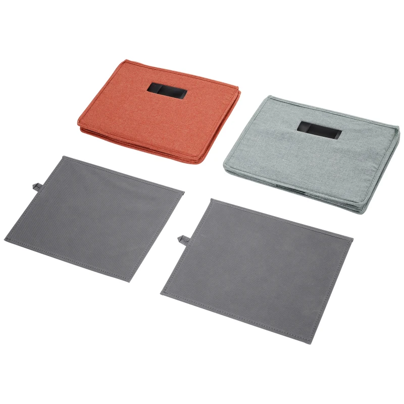 HOMCOM® Aufbewahrungsregal mit 5 Fächern Standregal Spielzeugregal 2 Schubladen MDF Weiß