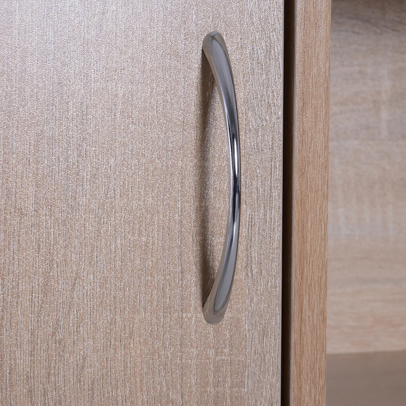 HOMCOM® Standregal mit 6 Fächern | Bücherregal | Schrank | Holz | 61,5 x 29,5 x 80 cm | Natur