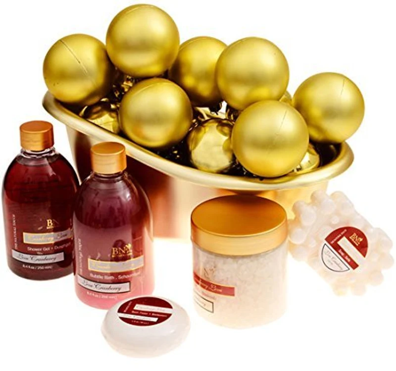 HOMCOM® 5 tlg. Wellness Set Geschenkset Badeset