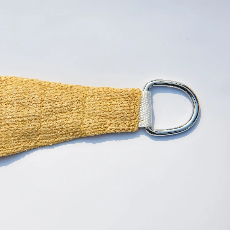 Outsunny® Sonnensegel (6x6x6 m) Dreiecke Sand HDPE - atmungsaktiv