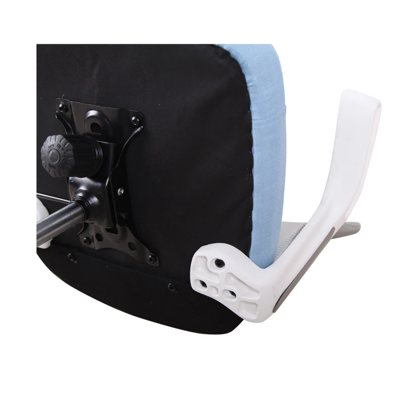 Vinsetto® Höhenverstellbarer Büro und Computerstuhl | Drehstuhl | Kunststoff | 63 x 61 x 93–101 cm | Blau