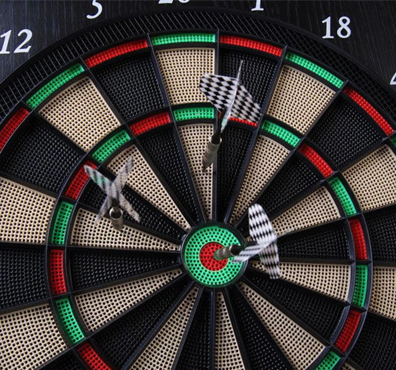 HOMCOM® Elektronische Dartscheibe Dartboard Electronic Dart Board
