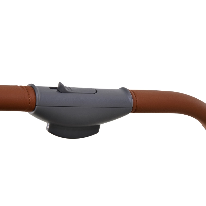 HOMCOM® Kinderwagen 2-in-1 Faltbar Alulegierung Grau