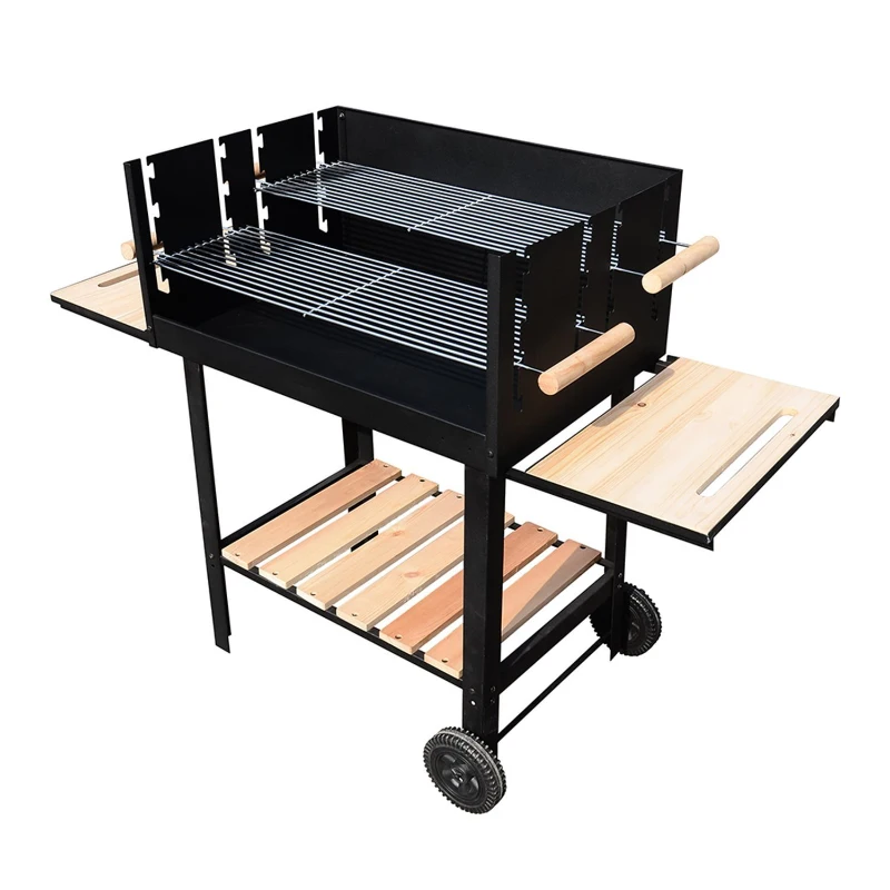 Outsunny® BBQ Grillwagen Holzkohlegrill Partygrill Holzkohle