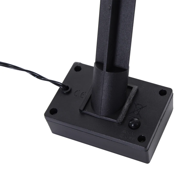 Outsunny® LED Lichterkette, Warm Leuchtung, 2er Set, 20 Birne, Wasserfest, 3,8 m pro Kette