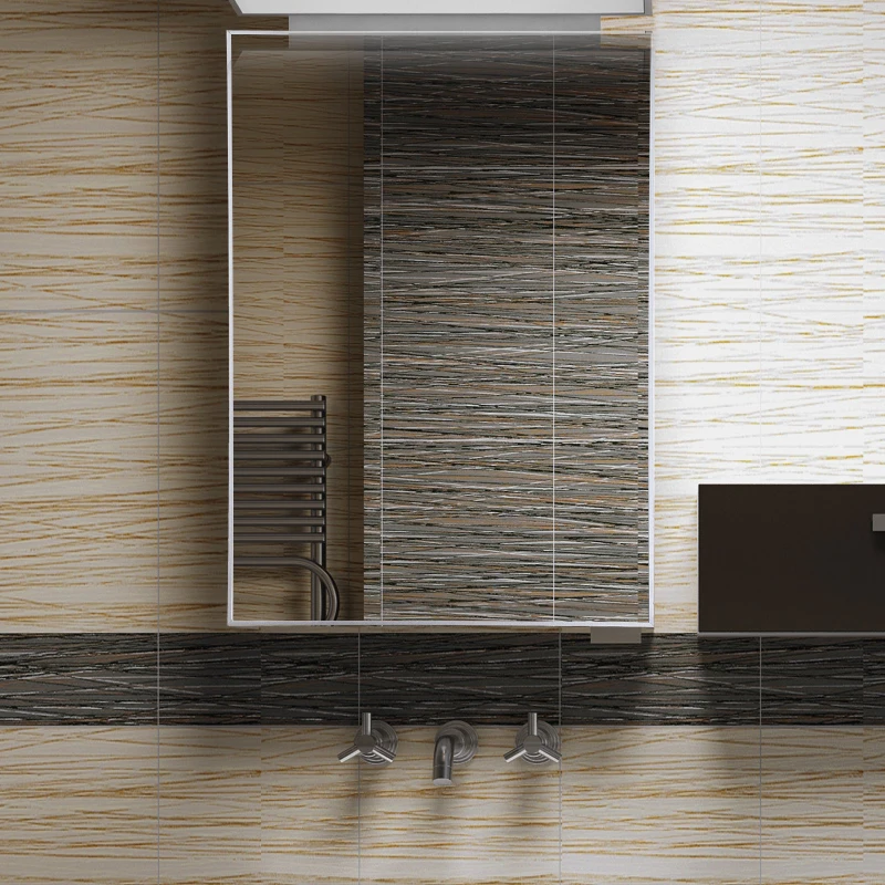 kleankin® Wandspiegel Badspiegel 60 x 80 cm Spiegel Flurspiegel Aluminiumrahmen Silber